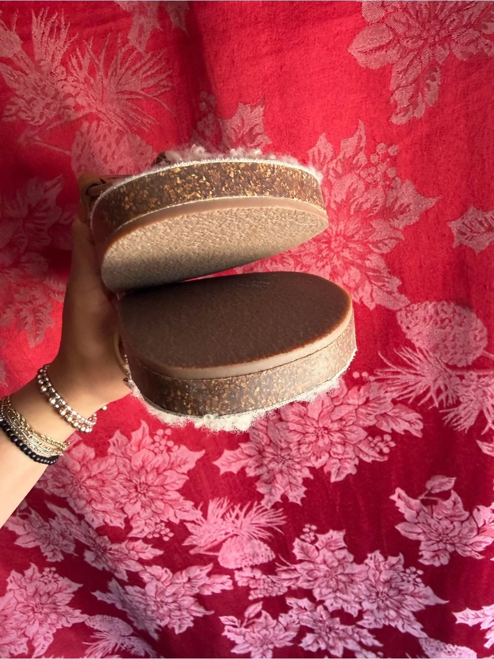 Tory Burch Miller Cloud Shearling sandals